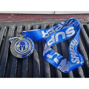 Spartan Race 2022 Medal with wedge 10K Obstacle Super MMXXII Trifecta Qualifier
